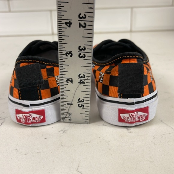 VANS KIDS GLOW CHECKERBOARD WEB AUTHENTIC ELASTIC LACE Size 1 Big Kids Halloween - Picture 3 of 16